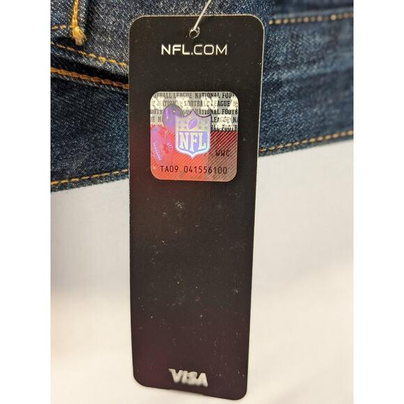 Levis Mens NFL Green Bay Packers Navy Blue Denim Jean Trucker Jacket 3XL NWT NOS - Picture 9 of 15